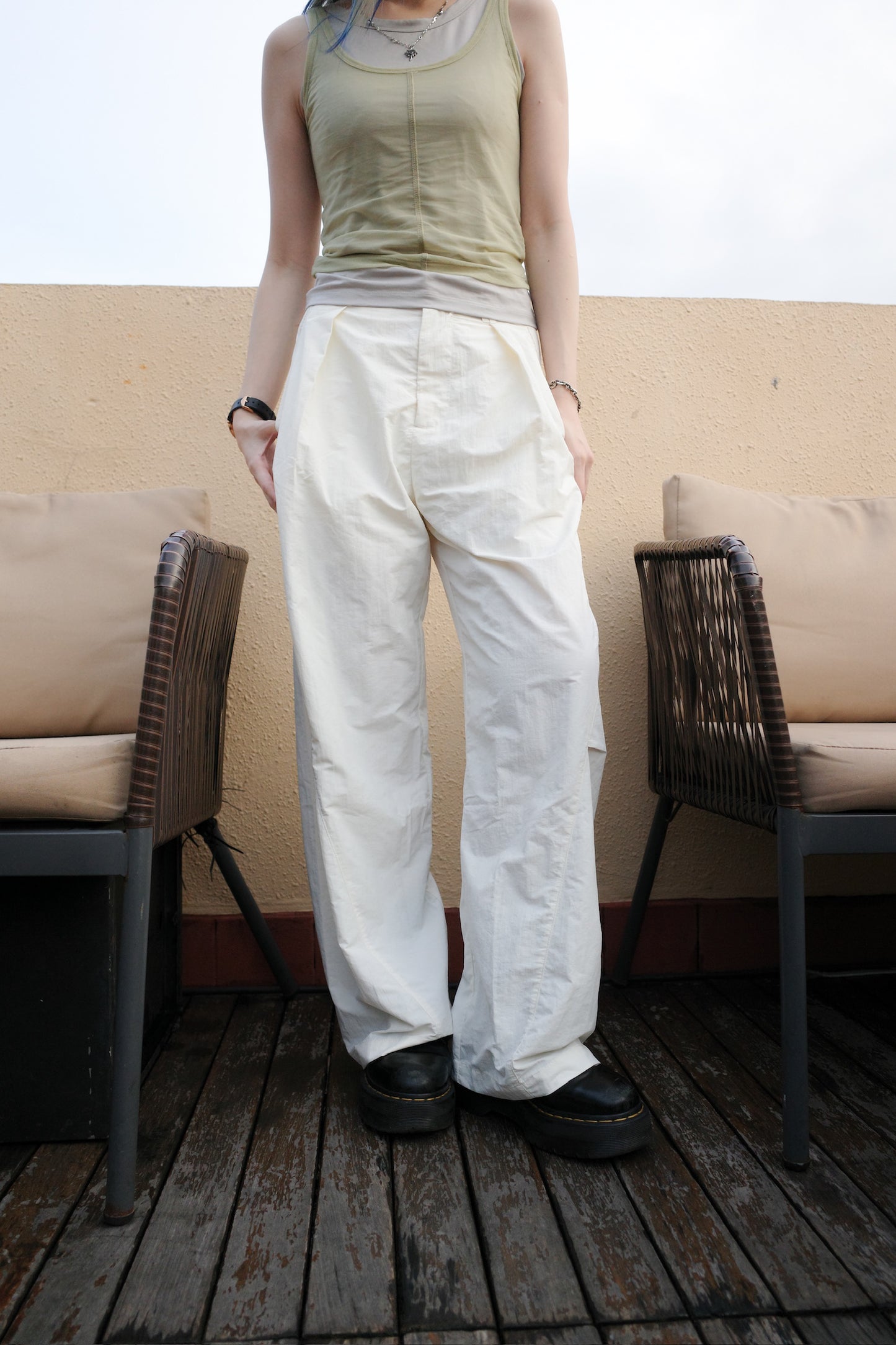 The Linen-Blend Fluid Trouser