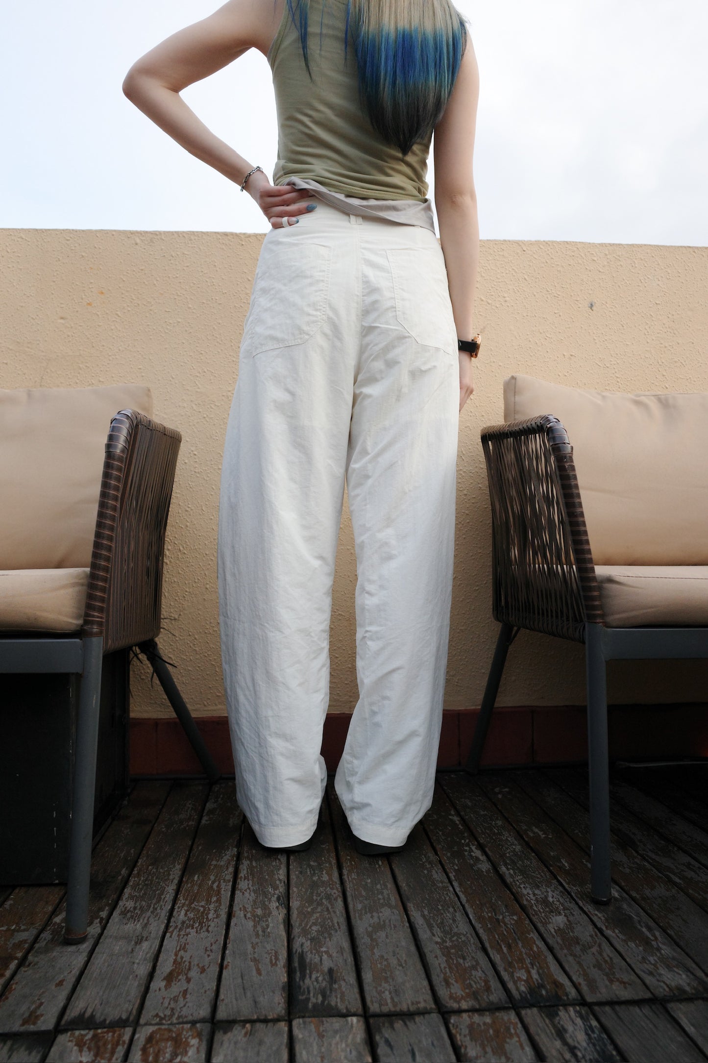 The Linen-Blend Fluid Trouser