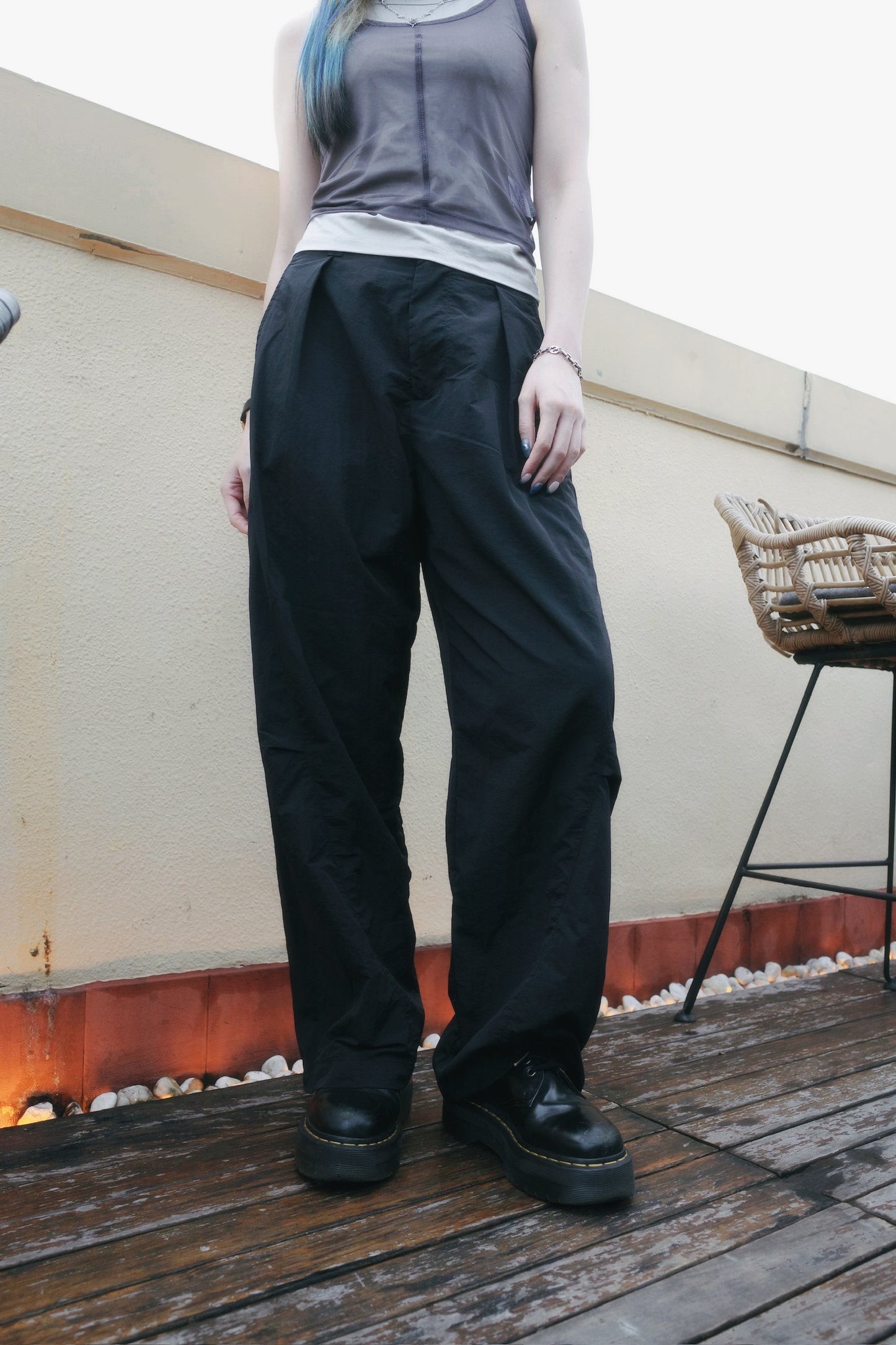 The Linen-Blend Fluid Trouser