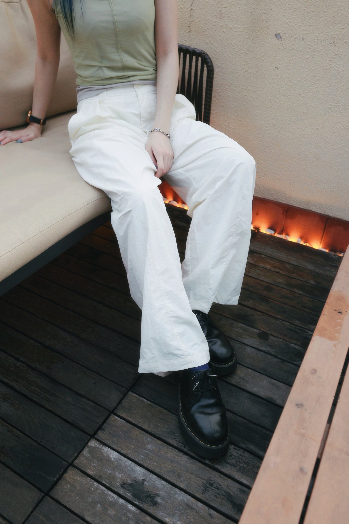 The Linen-Blend Fluid Trouser